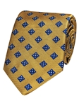 Gold Woven Neat Silk Fine Men Tie | Gitman Bros. Ties Collection | Sam's Tailoring Fine Men Clothing