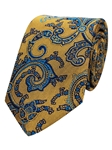 Gold Woven Paisley Men's Tie | Gitman Bros. Ties Collection | Sam's Tailoring Fine Men Clothing