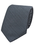 Grey Chevron Solid Cashmere Silk Tie | Gitman Bros. Ties Collection | Sam's Tailoring Fine Men Clothing