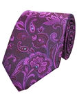 Berry Woven Floral Printed Silk Tie | Gitman Bros. Ties Collection | Sam's Tailoring Fine Men Clothing