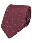Burgundy Woven Neat Silk/Wool Tie | Gitman Bros. Ties Collection | Sam's Tailoring Fine Men Clothing