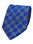 Blue Neat Printed Men's Silk Tie | Gitman Ties Collection | Sam's Tailoring Fine Men Clothing
