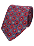 Red Neat Printed Men's Silk Tie | Gitman Ties Collection | Sam's Tailoring Fine Men Clothing