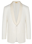 Ivory Barathea Shawl Dinner B-Fit Jacket | Heritage Gold FormalWear | Sam's Tailoring Fine Men's Clothing