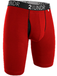 Red/Red Swing Shift Long Leg Underwear | 2Undr Long Leg Underwear | Sam's Tailoring Fine Men Clothing
