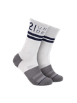 White/Grey Sport Crew Sock | 2Undr Men's Socks | Sam's Tailoring Fine Men Clothing
