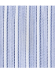 Blue & White Heathered Stripe Men's Dress Shirt | Hagen Dress Shirts | Sam's Tailoring Fine Men's Clothing