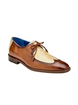 Antique Almond/Bone Genuine Ostrich Leg Shoe | Belvedere Dress Shoes Collection | Sam's Tailoring Fine Men's Clothing