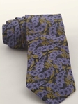 IKE Behar Charcoal with Floral Design Silk Tie 200123 - Fall 2014 Collection Neckwear | Sam's Tailoring Fine Men's Clothing