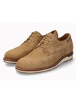 Spice Suede Leather Handmade Men's Oxford Shoe | Mephisto Men's Shoes Collection  | Sam's Tailoring Fine Men Clothing