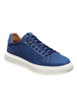 Blue Soft Premium Leather Men's Sneaker | Samuel Hubbard Shoes Collection | Sam's Tailoring Fine Men Clothing