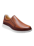 Tan Hybrid Leather Lightweight Men's Slip On | Samuel Hubbard Shoes Collection | Sam's Tailoring Fine Men Clothing