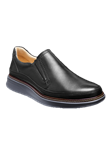 Black Hybrid Leather Lightweight Men's Slip On  | Samuel Hubbard Shoes Collection | Sam's Tailoring Fine Men Clothing