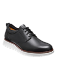 Black Hybrid Leather Men's Lace Ups Shoe | Samuel Hubbard Shoes Collection | Sam's Tailoring Fine Men Clothing