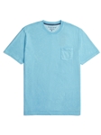 Turquoise Acid Short Sleeve Crewneck Men T-Shirt | Stone Rose Polos Collection | Sam's Tailoring Fine Men Clothing