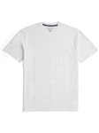 White Acid Short Sleeve Crewneck Men T-Shirt | Stone Rose Polos Collection | Sam's Tailoring Fine Men Clothing