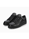 Black Grain Leather Rainbow Men's Shoe| Mephisto Men's Shoes  | Sam's Tailoring Fine Men Clothing