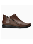 Brown Grain Leather Women's Zipper Romia Boot | Mephisto Women's Boots  | Sams Tailoring Fine Men's Clothing