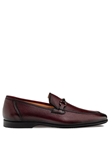 Burgundy Marinelli Deer Ornament Men's Slip On Shoe | Mezlan Slip On's Collection | Sam's Tailoring Fine Men's Clothing