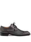 Grey Capello Hi Shine Calf Men's Derby Shoe | Mezlan Lace Up Collection | Sam's Tailoring Fine Men's Clothing