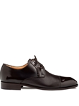 Brown Capello Hi Shine Calf Men's Derby Shoe | Mezlan Lace Up Collection | Sam's Tailoring Fine Men's Clothing