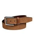 Tan Suede Calfskin Men'S Casual Belt | Torino Leather Cool Casual Belts Collection | Sam's Tailoring Fine Men's Clothing