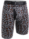 Leopard Swing Shift 9" Long Leg Underwear | 2Undr 9" Long Leg Athletic Underwear | Sam's Tailoring Fine Men's Clothing