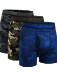 Army/Blackout/Nightout Sport Shift 6" Boxer Brief 3 Pack Boxset Underwear | 2Undr 6" Boxer Brief Underwear | Sam's Tailoring Fine Men's Clothing