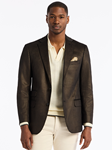 Camel Notch Lapel Colden Men's Blazer Long | Robert Graham Blazers Collection | Sam's Tailoring Fine Men's Clothing