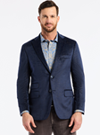 Navy Jacquard Lining Raman Men's Blazer | Robert Graham Blazers Collection | Sam's Tailoring Fine Men's Clothing