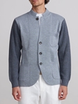 Silver Premium Panel Structured Men's Swacket | Emanuel Berg Swackets Collection | Sam's Tailoring Fine Men Clothing