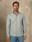Light Blue Rings And Ropes Nova Long Sleeve Men Shirt | Stone Rose Shirts Collection | Sam's Tailoring Fine Men Clothing
