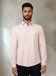 Dark Pink Estate Microstripe Apex Men'S Shirt | Stone Rose Shirts Collection | Sam's Tailoring Fine Men Clothing