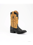 Black Ostrich Leg Nash Men's Boot | Ferrini Men's Boots | Sam's Tailoring Fine Men Clothing