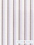 White with Blue and Brown Stripe Custom Dress Shirt CS8060 - Robert Talbott Custom Shirts  |  SamsTailoring  |  Fine Mens Clothing