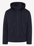 Navy Full Zip Closure With Hoodie Sandro Jacket | Brax Men's Outerwear | Sam's Tailoring Fine Men Clothing