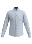 Baltic Geometirc Print Long Sleeve Men's Shirt | Brax Men's Shirts Collection | Sam's Tailoring Fine Men Clothing