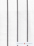 Black and White Satin Stripe Custom Dress Shirt CS8070 - Robert Talbott Custom Shirts  |  SamsTailoring  |  Fine Mens Clothing