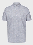 Blue Premium Quality Jersey Short Sleeve Knit Shirt | Emanuel Berg Short Sleeve Shirts Collection | Sam's Tailoring Fine Men Clothing