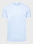 Sky Blue Modern 4Flex Stretch Men's T-Shirt | Emanuel Berg Polos Collection | Sam's Tailoring Fine Men Clothing
