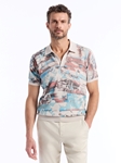 Multi Botanical Print Ordale Short Sleeve Sweater | Robert Graham Sweaters Collection | Sam's Tailoring Fine Men's Clothing