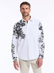 White Limited Edition The Bud Long Sleeve Button Down Shirt | Robert Graham Long Sleeve Shirts Collection | Sam's Tailoring Fine Men's Clothing