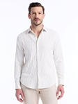 White Eucalyptus Long Sleeve Button Down Men's Shirt | Robert Graham Long Sleeve Shirts Collection | Sam's Tailoring Fine Men's Clothing