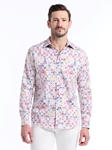 Multi Hoxton Long Sleeve Button Down Men's Shirt | Robert Graham Long Sleeve Shirts Collection | Sam's Tailoring Fine Men's Clothing