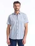 Multi Napier Short Sleeve Button Down Men's Shirt | Robert Graham Short Sleeves Shirts Collection | Sam's Tailoring Fine Men's Tailoring