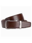 Camden Brown Lizard Skin 1 3/8" Strap [35Mm] Ratchet Belt | NexBelt Dress Belts | Sam's Tailoring Fine Men's Clothing