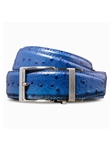 Navy Ostrich Luxury 1.575" Strap [40Mm] Dress Ratchet Belt | NexBelt Dress Belts | Sam's Tailoring Fine Men's Clothing