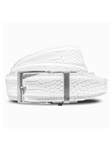 Kayiman White Luxury 1.575" Strap [40Mm] Dress Ratchet Belt | NexBelt Dress Belts | Sam's Tailoring Fine Men's Clothing