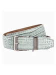 Kayiman Pearl Grey 1.575" Strap [40Mm] Ratchet Belt | NexBelt Dress Belts | Sam's Tailoring Fine Men's Clothing