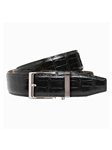 Black Crocodile Luxury 1.575" Strap [40Mm] Ratchet Belt | NexBelt Dress Belts | Sam's Tailoring Fine Men's Clothing